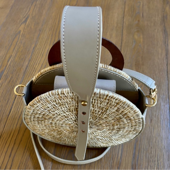 Khokho Mini Letta Leather-Trimmed Circle Bag - Picture 14 of 15